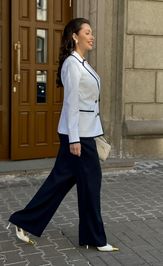 Костюм URS 24-447-1 синий,молочный