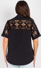 Blouse VIZAVI 724 chernyj