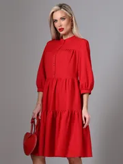 Платье DS Trend арт. ЮС-1071 (Влюбиться в себя, нью рэд)
