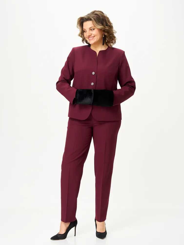 Garnitur Vilena-fashion #1210 burgundi