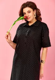 Sukienka Ava fashion #M-180 chernyj