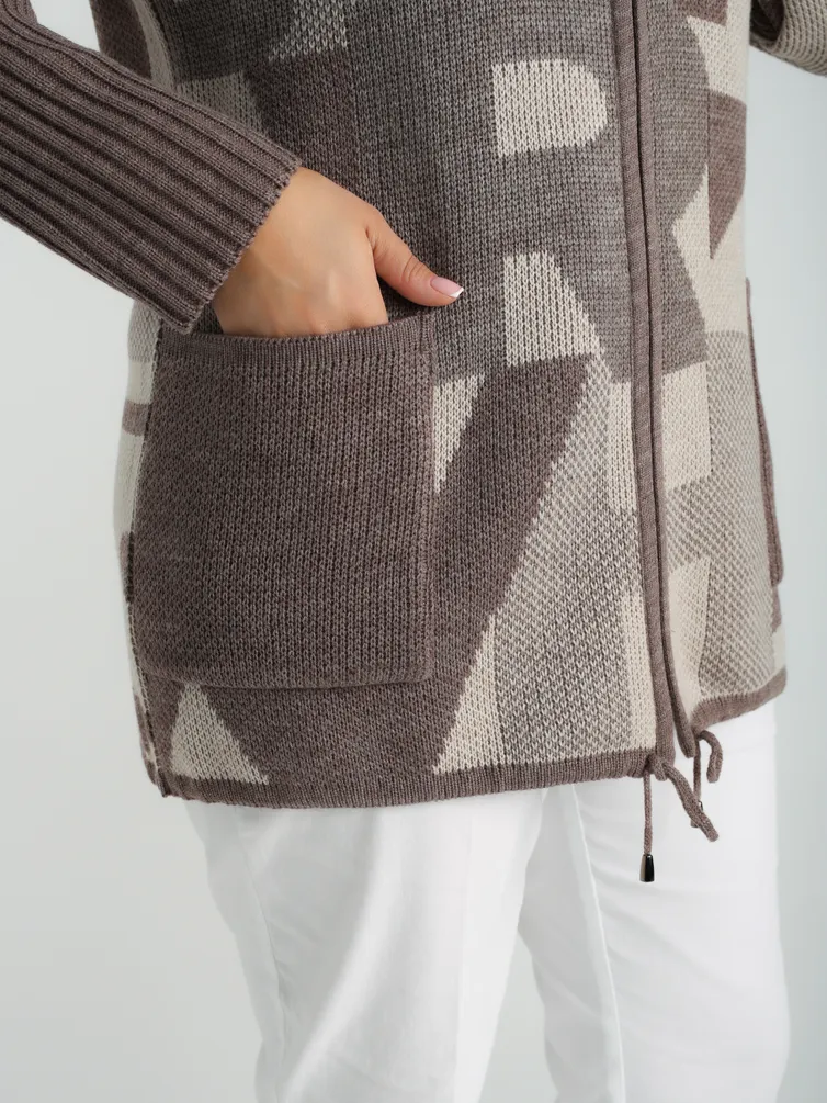 Cardigan BONADI #1982 kapuchino