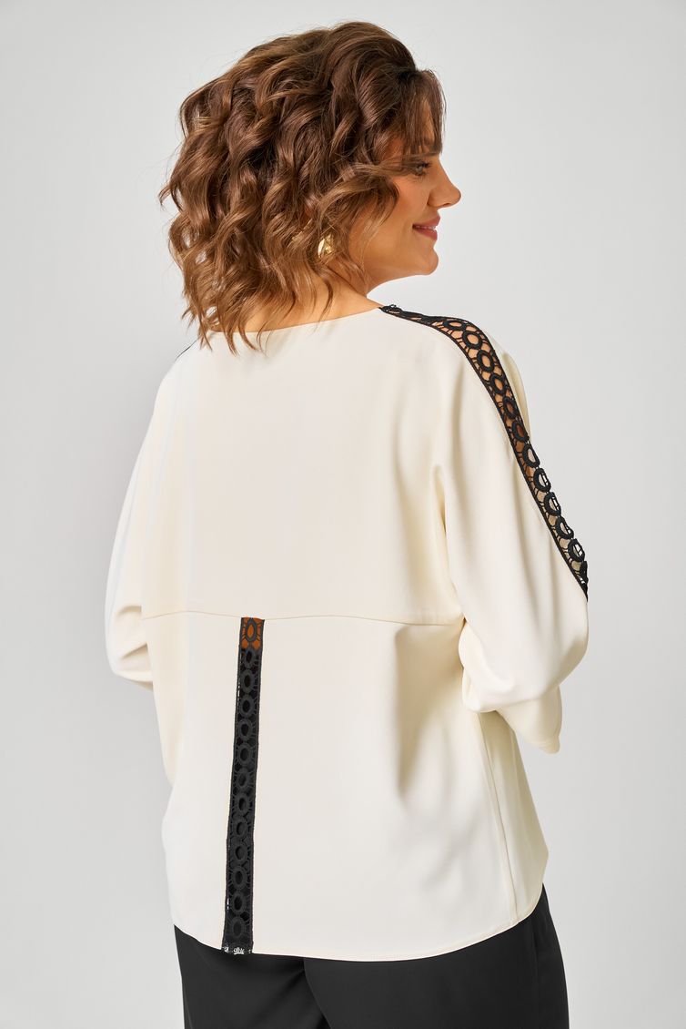 Блузка Rumoda арт. 2274 дл.р молочный