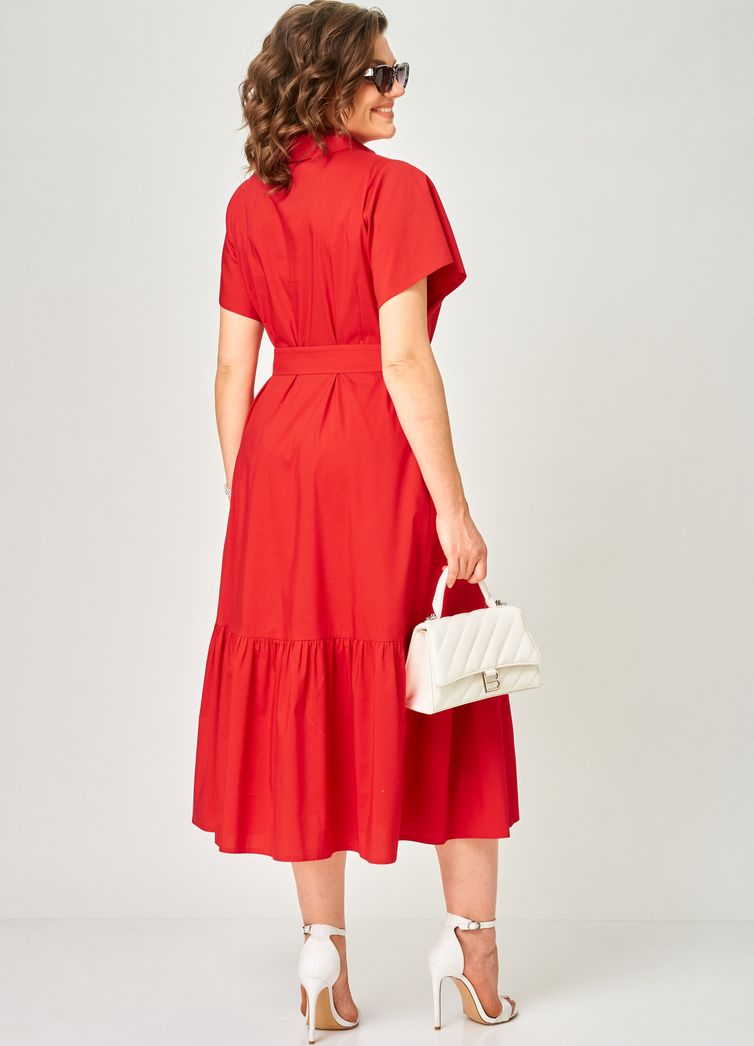 Платье EVA GRANT арт. 7325В красный