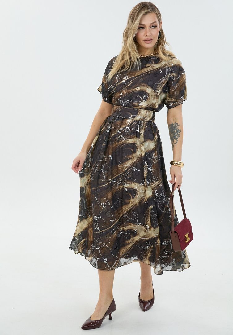 Платье LM арт. М 0076 коричневый