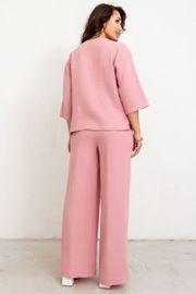 Blouse TOOK A LOOK & Angelika #TB-43m rozovoe oblako