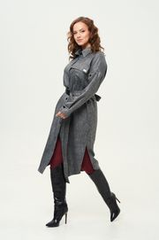 Платье GIZART арт. 5323 люрекс полоска