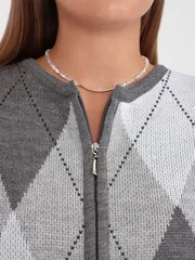 Sweter BONADI #2229 seryj