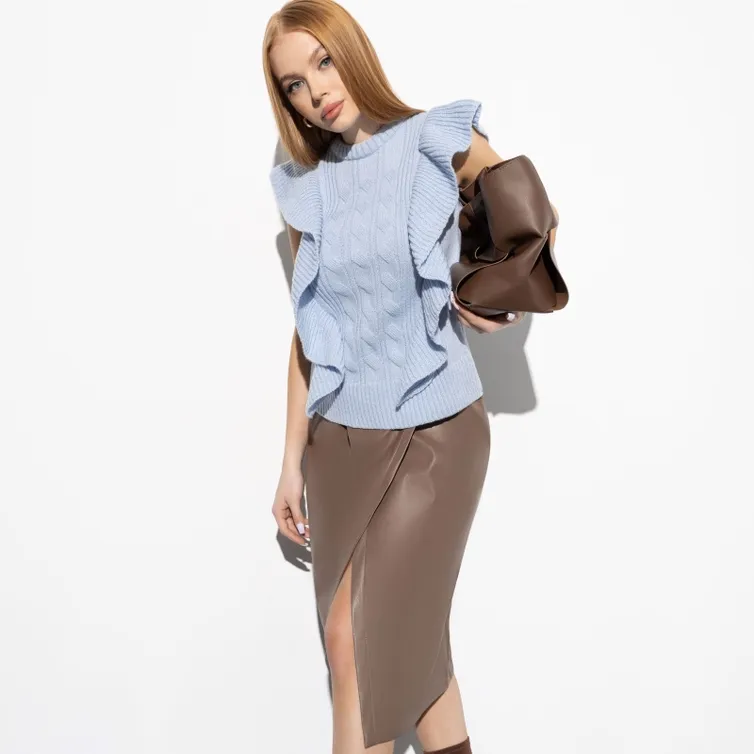 Kamizelka CHARUTTI #Nedelya mody (baby blue)