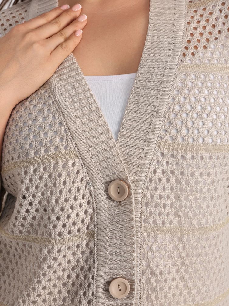 Sweter BONADI #1819 bezhevyj