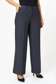 Trousers BelElStyle #601-308 sero-sinyaya kletka