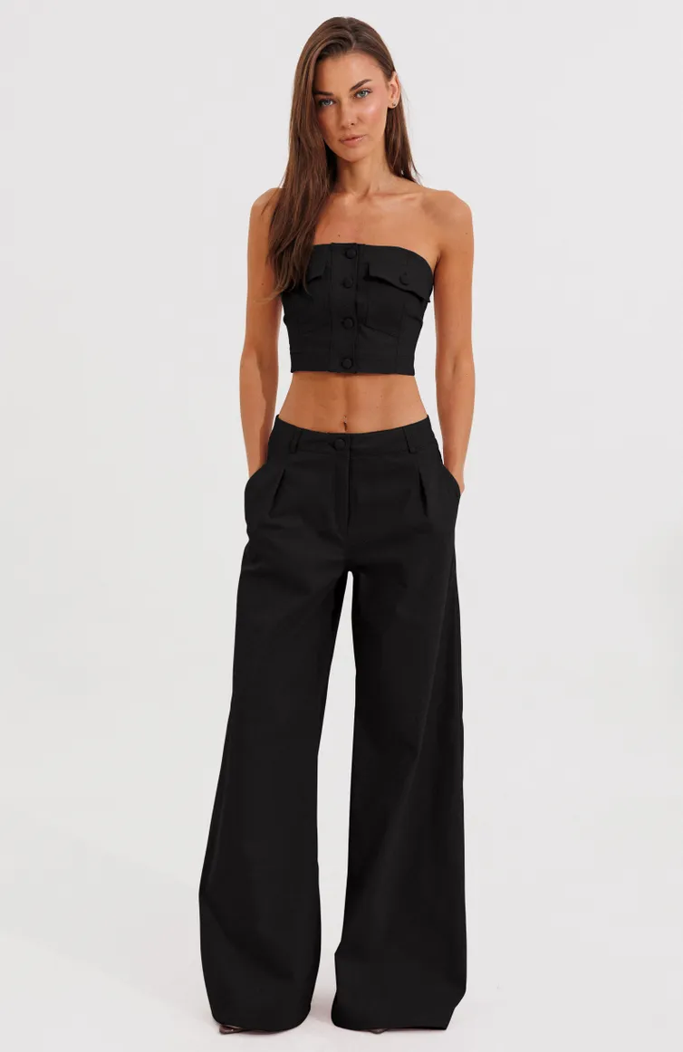 Trousers V&N fashion #1171_chernyj