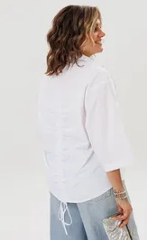 Blouse Anelli Laurel 1916.1 belyj pozvonochnik