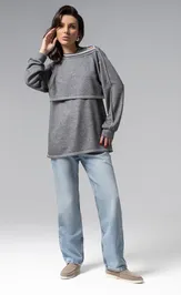 Skoczek CHARUTTI Predannaya stilyu (grey, 2 v 1)