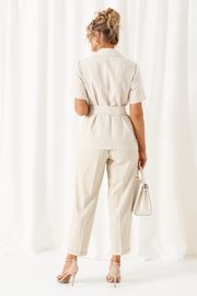 Комплект Beautiful & Free арт. 6446 бежевый + песочная полоска