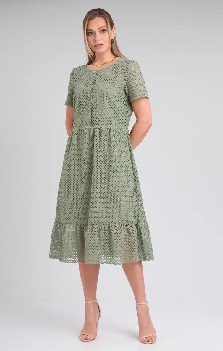 Sukienka Verita moda #N-2216 oliva