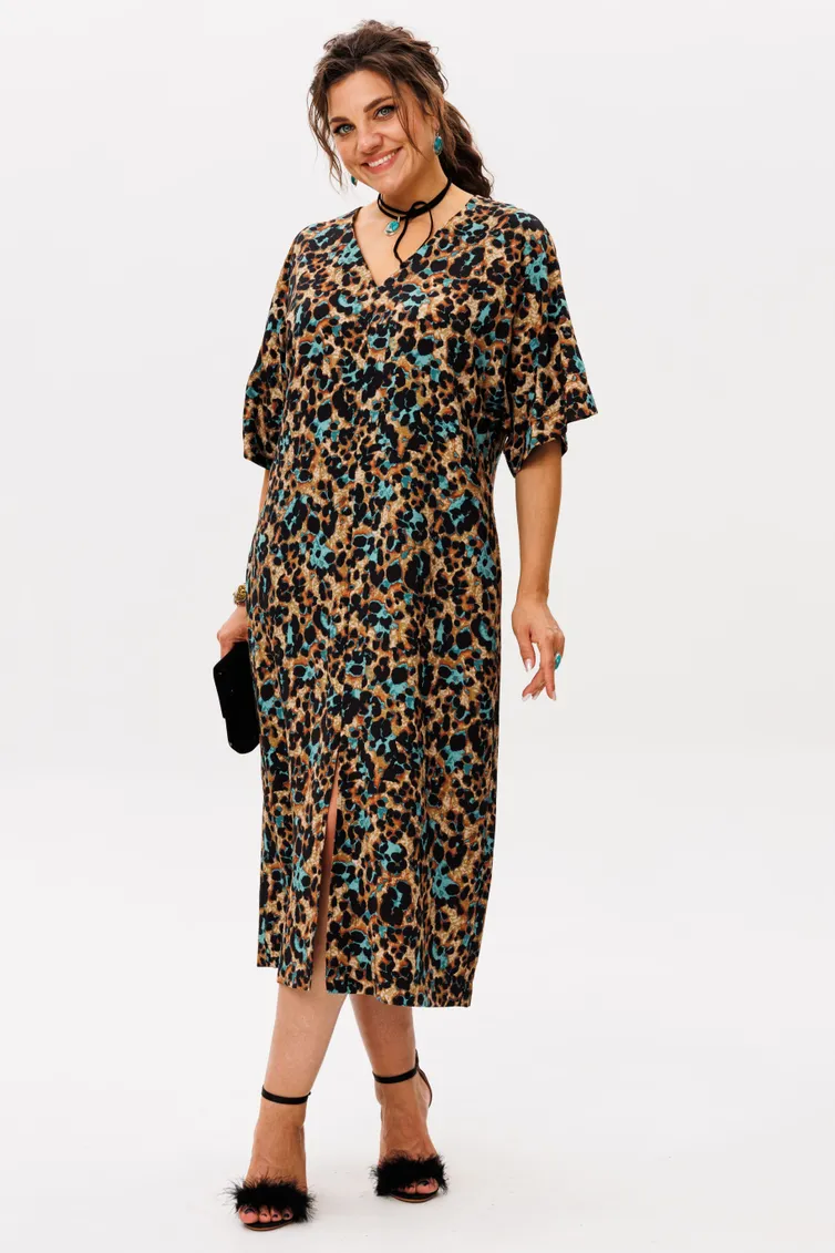 Dress Anelli Laurel #1391.1 biryuza i bronza