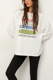 Лонгслив Pirs #6486 molochnyj s printom