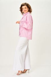 Блузка Michel Chic арт. 798 полоска розовая