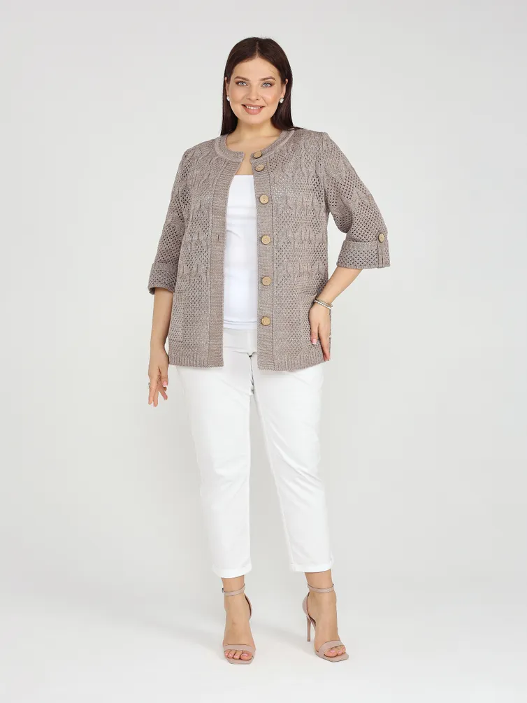 Sweter BONADI #2187 kapuchino