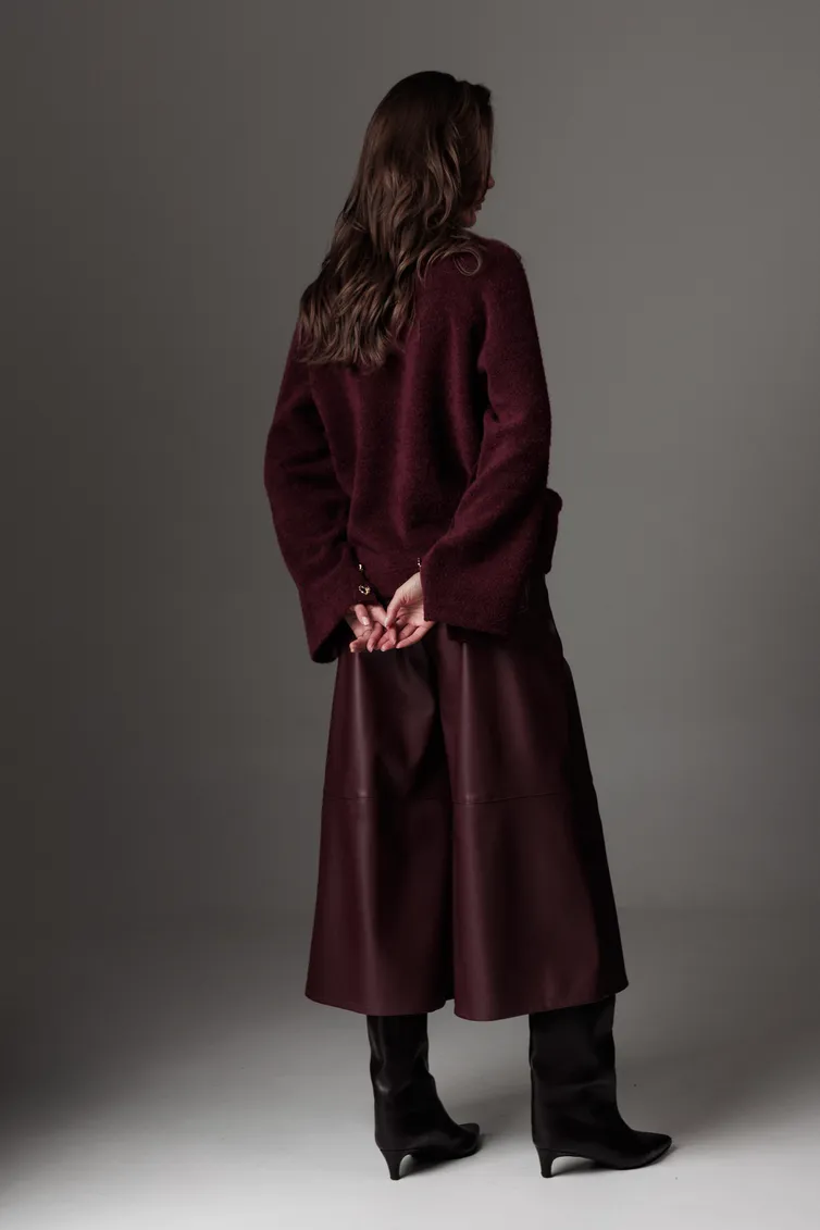 Spodnie Lyushe #4520 bordo