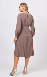 Sukienka BAZALINI 5075 bezhevyj