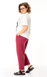 Костюм Michel Chic 1458 марсала, белый