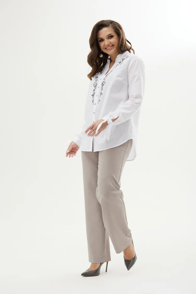 Bluzka MALI #623-044 belyj