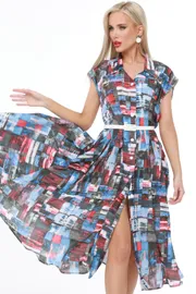 Dress DS Trend #P-4632 (Vdoxnovlyayushhaya istoriya, print)