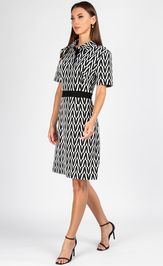 Dress VIZAVI 807 cherno-belyj
