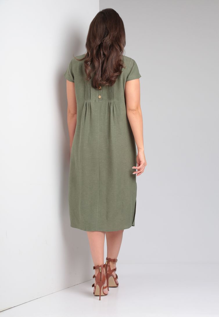 Dress Rishelie #0703 xaki