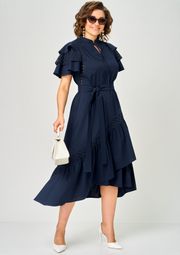 Платье EVA GRANT арт. 7297синее