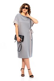 Платье Ольга Стиль арт. С1005 серый