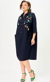 Платье SOVA 11318 синий