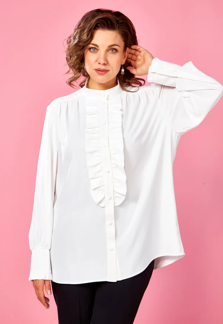 Bluzka Ava fashion #M-133 molochnyj