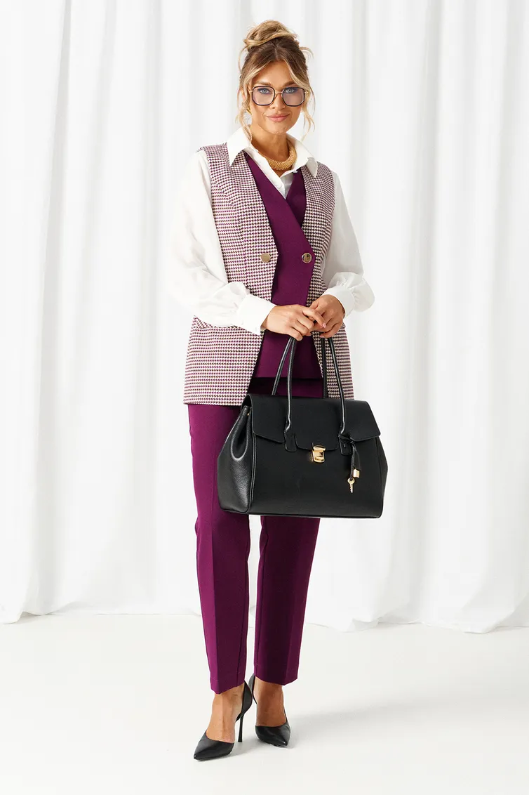 Zestaw Beautiful & Free #6513 marsala + pe-de-pul