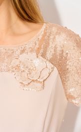 Платье LAIKONY L-114 пудра