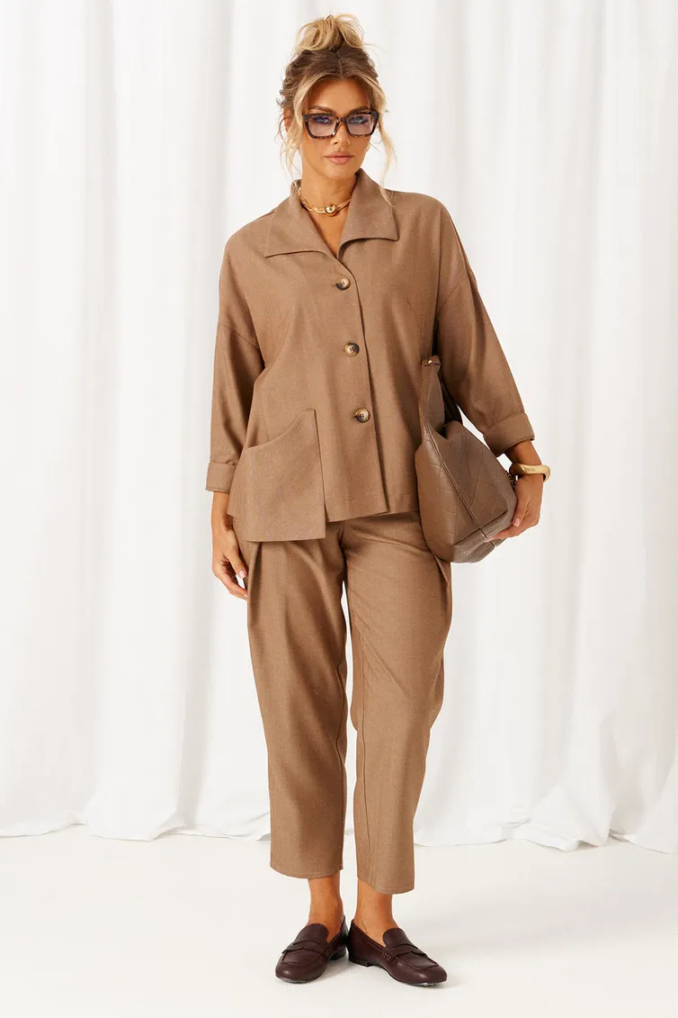 Suit Beautiful & Free #6484 bezhevyj