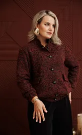 Żakiet Anastasia 1410 bordo
