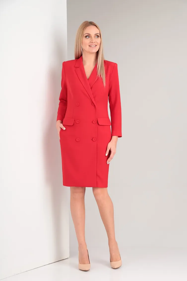 Sukienka Vilena-fashion #759 krasnyj