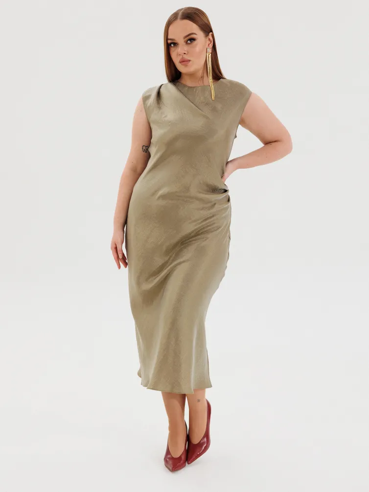Sukienka Anastasia MAK #1317 xaki