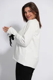 Свитшот BegiModa арт. 4009 молочно-чёрный