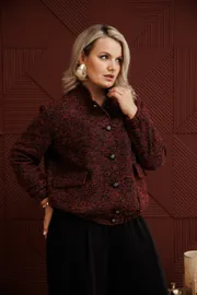 Żakiet Anastasia #1410 bordo