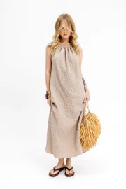 Dress Pirs #6856 bezhevyj
