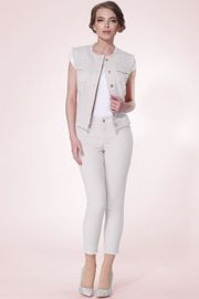 Kamizelka LeNata #11873 belyj