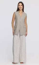 Брюки FASHION CENTRE Л-3968_беж