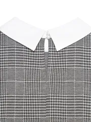 Sukienka Conte Elegant #19S-841TSP grey-ivory check 164