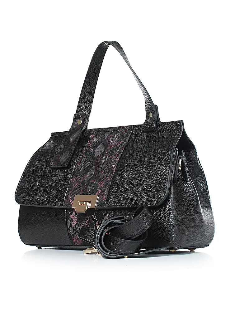 Torba Galanteya #24s901k45 chernyj/bordo