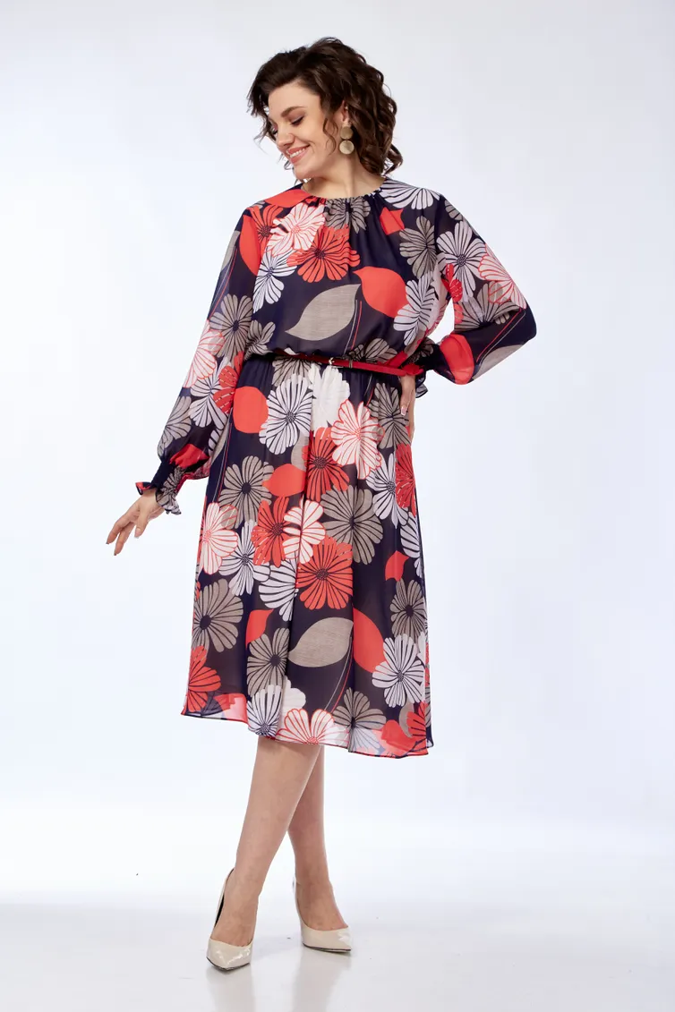 Sukienka Olga Style #S796 cvety
