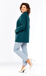 Жакет Ольга Стиль С986 морск. волна